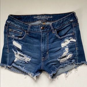 American Eagle Hi-Rise Super Stretch Shortie Sz 12
